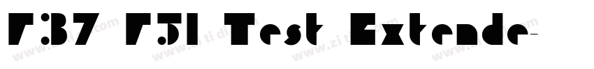 F37 F51 Test Extende字体转换